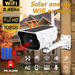 1080P Solar Powered Security Energy Camera Wireless WiFi Outdoor IP Cameras Rechargeable Battery Powered Motion Detection Waterproof Video Surveillance Camera