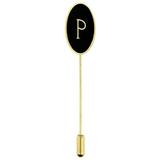 PinMart s Letter P Lapel Stick Pin