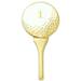 PinMart s Golf Ball and Tee Golfing Enamel Lapel Pin