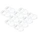 Uxcell 2.26inch Acrylic Button Pin Badge 40SetRound Pin Blank Buttons Badges Kit