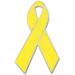 PinMart Suicide Prevention and Support Our Troops Enamel Lapel Pin â€“ Yellow Ribbon prevention Pin