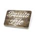 Porcelein Pin Painted Wood Burrito Life Lapel Badge â€“ NEONBLOND