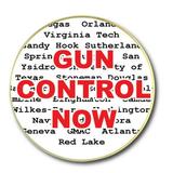 StockPins Gun Control Now Lapel Pin Black Red and White Gold Finish 1 Count