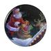 Christmas Holiday Santa Rooftop Magic Pinback Button Pin