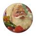 Christmas Holiday Santa and His Toy Sack Pinback Button Pin