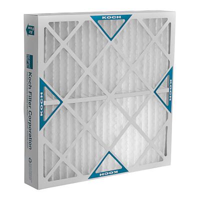 Koch Filter Multi-Pleat Green 13 16" x 25" x 2" MERV-13 Extended Surface Pleated Panel Filter 102-714-017 - 12/Case