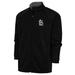 Men's Antigua Black St. Louis Cardinals Metallic Links Full-Zip Golf Jacket