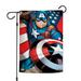 WinCraft Captain America 12" x 18" Double-Sided Garden Flag