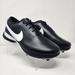 Nike Shoes | Nike Golf Shoes Mens 8 Black Air Zoom Victory Tour 2 Leather Upper Swoosh Logo | Color: Black | Size: 8