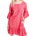Anthropologie Dresses | Like New Anthropologie Dani Eyelet Lace Dress, Size 14 | Color: Pink | Size: 14