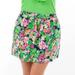 Lilly Pulitzer Skirts | Lilly Pulitzer Mimosa Mini Getaway Garden Floral Cotton Poplin Skirt M | Color: Blue/Green | Size: M