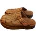 American Eagle Outfitters Shoes | Ae Outfitters | Drkbrown Leather Men's Woven Sandals | Style 1830-200 | Size: 10 | Color: Brown | Size: 10