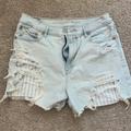 American Eagle Outfitters Shorts | Ae Highest Rise 90s Boyfriend Short | Color: Blue | Size: 10