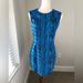 Zara Dresses | Brand New Zara Short Textured Dress | Color: Black/Blue | Size: M