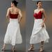 Anthropologie Dresses | Anthropologie Bow-Tie Maxi Dress | Color: Red/White | Size: 4