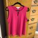 Michael Kors Tops | Michael Kors Pink Blouse Size L Euc | Color: Pink | Size: L