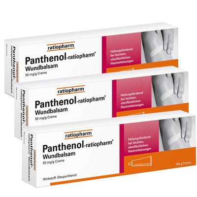 PANTHENOL-ratiopharm Wundbalsam 3er-Pack 3x100 g Creme Image