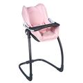 Smoby - Maxi-Cosi 3-in-1 Doll High Chair - for Dolls up to 42 cm, Seat Shell, High Chair, Car Seat & Swing Seat, Doll Accessories for Children from 3 Years, Pink