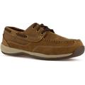 Rockport Sailing Club Crazy Horse Boat Shoe - Men's Tan 8.5 Medium 690774281653