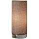 Lindby - Table Lamp Ronja (incl. touch dimmer) dimmable (modern) in Silver made of Textile for e.g. Bedroom (1 light source, E14) from grey, chrome