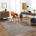 Daiki 9' x 12' Modern Driftwood/Light Peach/Chocolate Brown/Walnut/Multi Brown/Charcoal/Beige Area Rug - Hauteloom