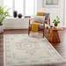 Afra 2' x 3' Traditional Wool Light Gray/Cloud Gray/Dark Gray/Smoke/Gray Area Rug - Hauteloom