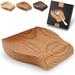 Zulay Kitchen Wood Spoon Rest For Kitchen Wood in Brown | 4.92 H x 4.7 W x 0.89 D in | Wayfair Z-WDN-SPN-RST-DRK-ASHWD