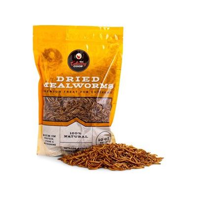 Culinary Coop Dried Mealworm Chicken Treats, 10-oz bag, Â