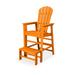 POLYWOOD South Beach Outdoor Lifeguard Chair with Extended Foot Step