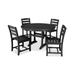 POLYWOOD 5 Piece La Casa Side Chair Dining Set