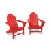 POLYWOOD Long Island Adirondack Chair 2-Piece Set