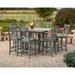 POLYWOOD Braxton 9-Piece Farmhouse Bar Set