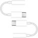 [2 Packs] USB Type C to 3.5mm Female Headphone Jack Adapter USB C to Aux Audio Dongle Cable Cord Compatible with Galaxy S22 S21 S20 S10 S9 Plus/Ultra Note 10 iPad Pro MacBook Pixel (White)