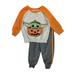 Star Wars Infant Boys The Mandalorian Baby Yoda Halloween 2 Piece Outfit 3T