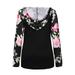 round Neck Sleeveless Top Women Maternity Striped Print Long Sleeve V-neck Hoodie Sweatshirts Top Cotton Top