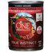 Purina ONE Wet Dog Food SmartBlend with Real Beef and Wild-Caught Salmon 13 Oz Can (Pack of 12)