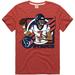 Men's Homage C.J. Stroud Heathered Red Houston Texans Caricature Player Tri-Blend T-Shirt
