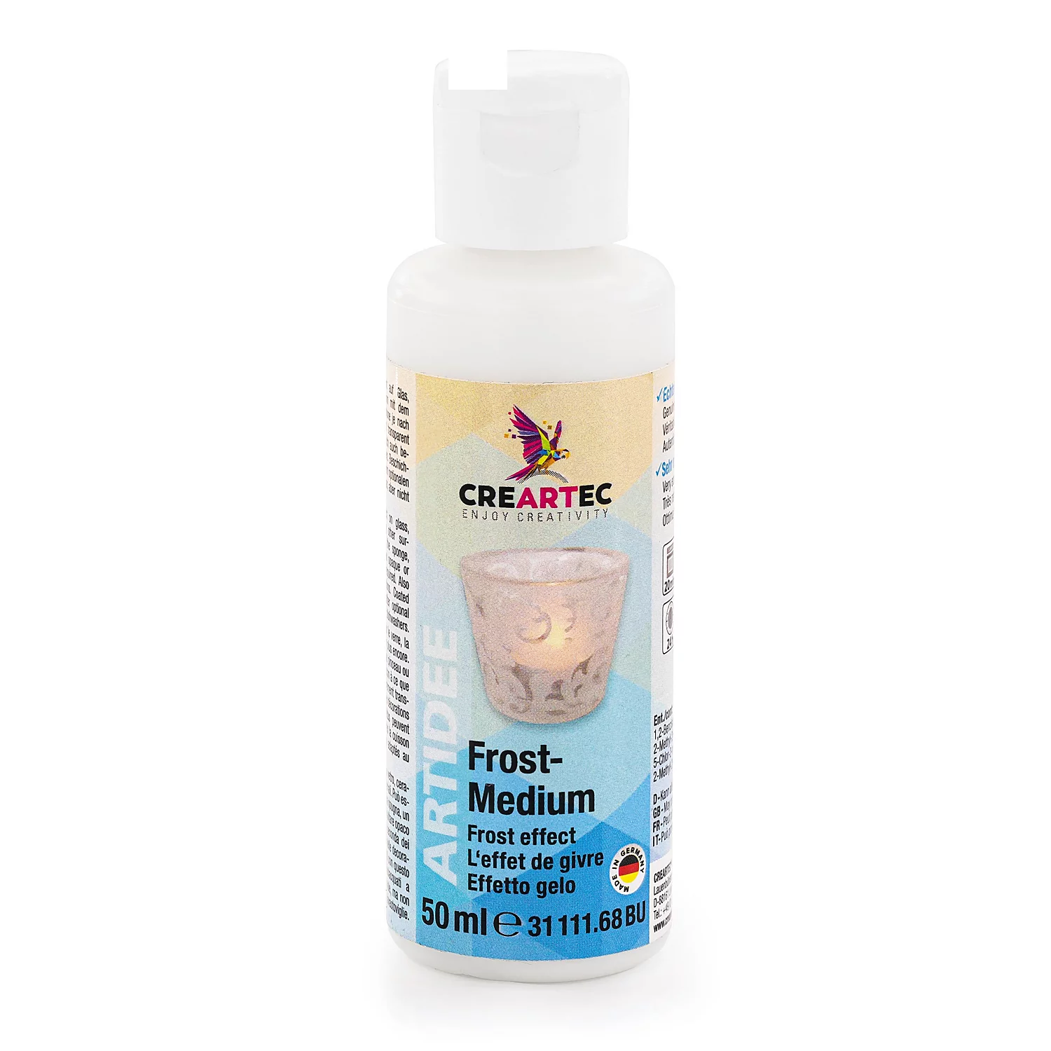 Médium "effet givré", blanc, 50 ml
