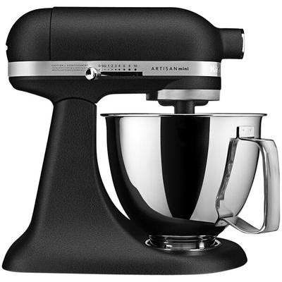 KitchenAid KSM3316XBK Mini Plus 3.5 Qt. Black Tilt Head Countertop Mixer