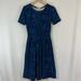 Lularoe Dresses | Nwot Lularoe Amelia Dress Size Xs | Color: Blue | Size: Xs