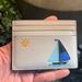 Kate Spade Accessories | Authentic Kate Spade Leather Sailing Boat Appliqu Card Holder | Color: Blue/White | Size: 4" W X 2.8" H X 0.4" D