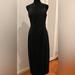 Zara Dresses | Long Black Dress With A Slit. From Zara Size Medium. | Color: Black | Size: Medium