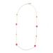 Kate Spade Jewelry | Kate Spade Izu Petals Long Scatter Necklace | Color: Orange/Pink | Size: Os