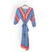 J. Crew Dresses | J. Crew Beachwear Classic Block Print Cover Up Dress | Color: Blue/Red | Size: Xs