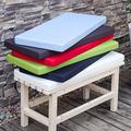 Indoor Outdoor Bench Cushion Waterproof 110/120/150/180cm Bench Cushion for Garden Furniture 2/3/4 Seater Patio Bench Cushions for Kitchen Dinning Bench Swing Chair (Black,145 * 45 * 5cm)