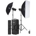 Godox QT400IIIM Studio Flash Monolight (2-Light Kit) QT400IIIM-C