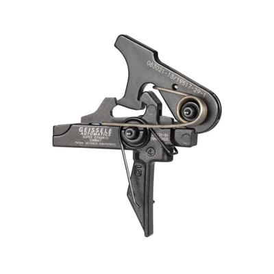 Geissele Super Dynamic AR-10/AR-15 Combat Trigger Tactical Flat 4.5 lb Pull Black 05-165
