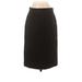 Pendleton Wool Skirt: Black Print Bottoms - Women's Size 4 Petite