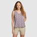 Eddie Bauer Women's Departure V-Neck Tank Top - Print - Begonia - Size L