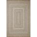 White 110 x 76 x 0.25 in Indoor/Outdoor Area Rug - Loloi II Dawn Indoor/Outdoor Natural Area Rug Polypropylene | 110 H x 76 W x 0.25 D in | Wayfair